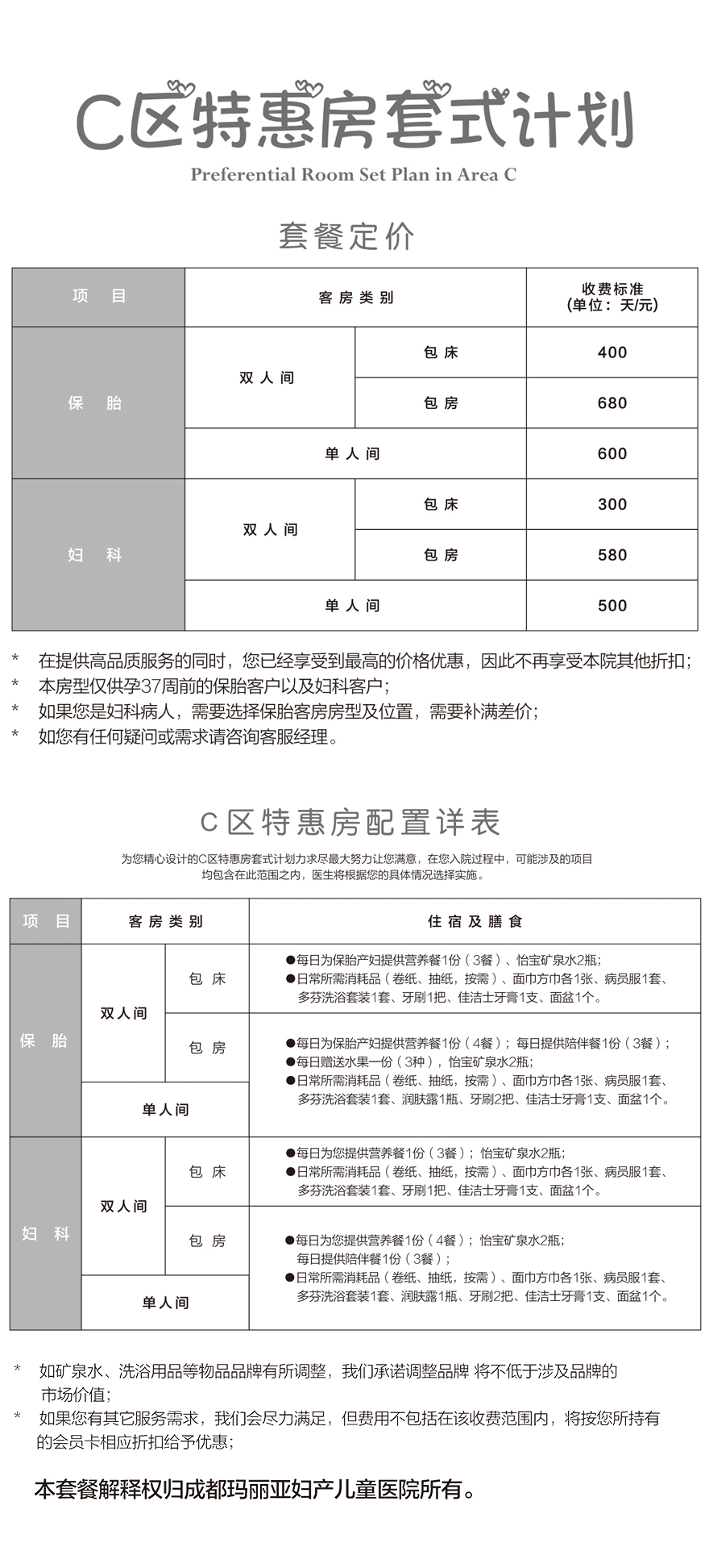 C区特惠房套式计划